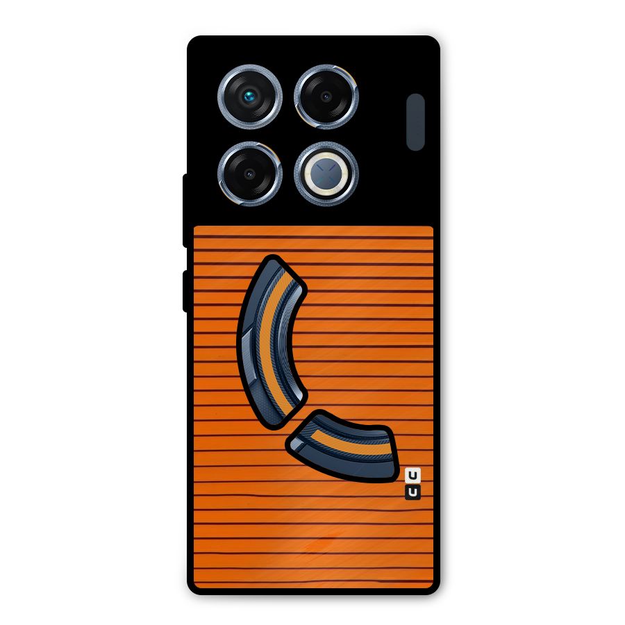 Trippy Stripes Metal Back Case for Infinix GT 20 Pro