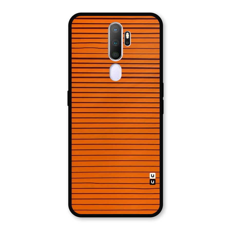 Trippy Stripes Metal Back Case for Oppo A5 (2020)