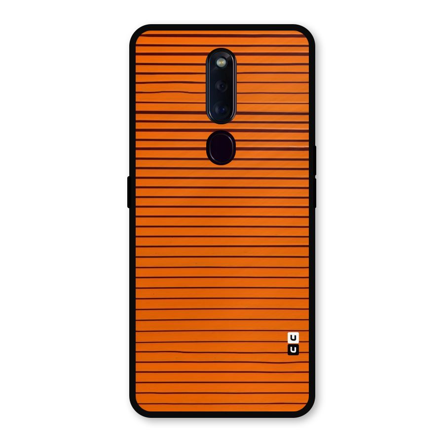 Trippy Stripes Metal Back Case for Oppo F11 Pro