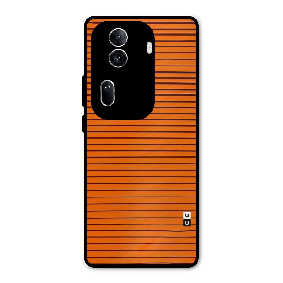 Trippy Stripes Metal Back Case for Oppo Reno11 Pro 5G