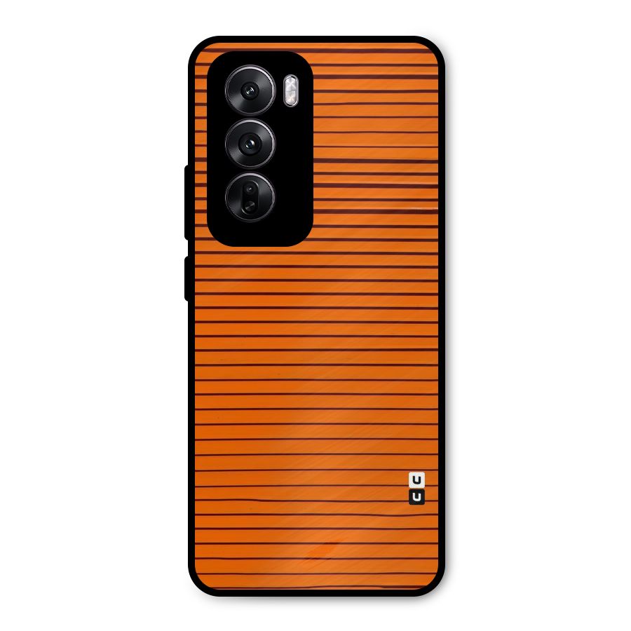 Trippy Stripes Metal Back Case for Oppo Reno12