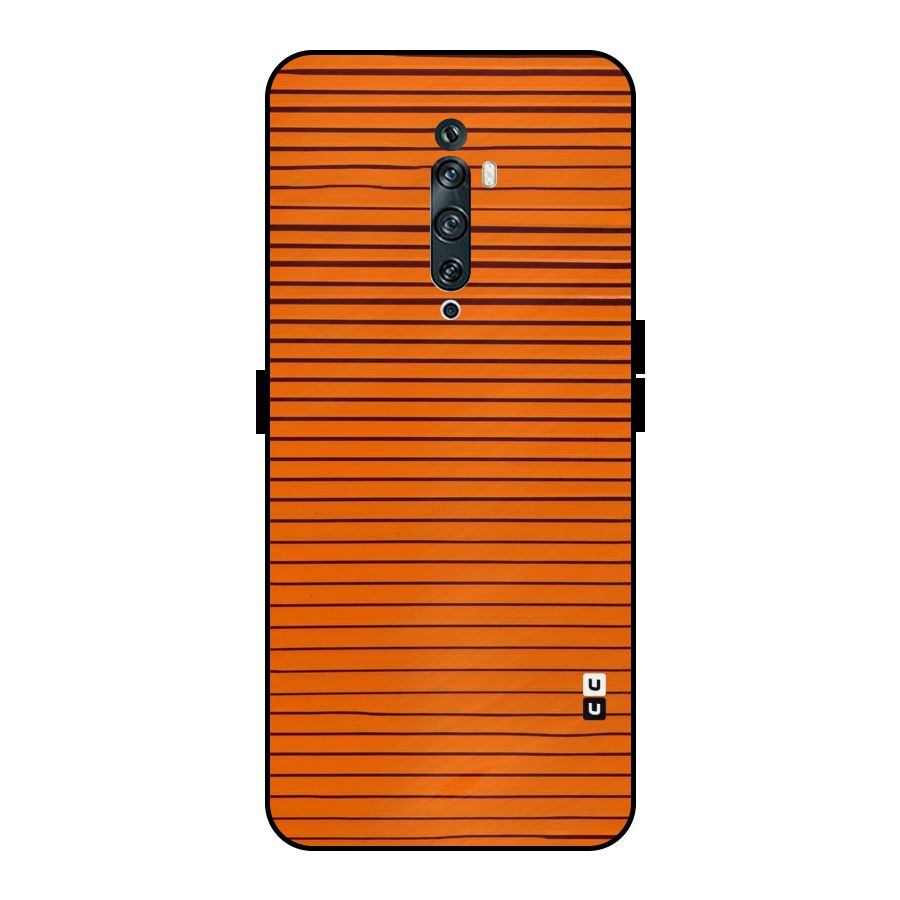 Trippy Stripes Metal Back Case for Oppo Reno2 F
