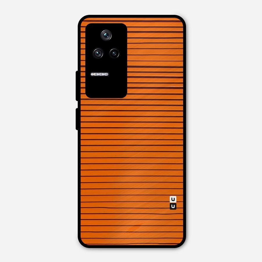 Trippy Stripes Metal Back Case for Poco F4 5G