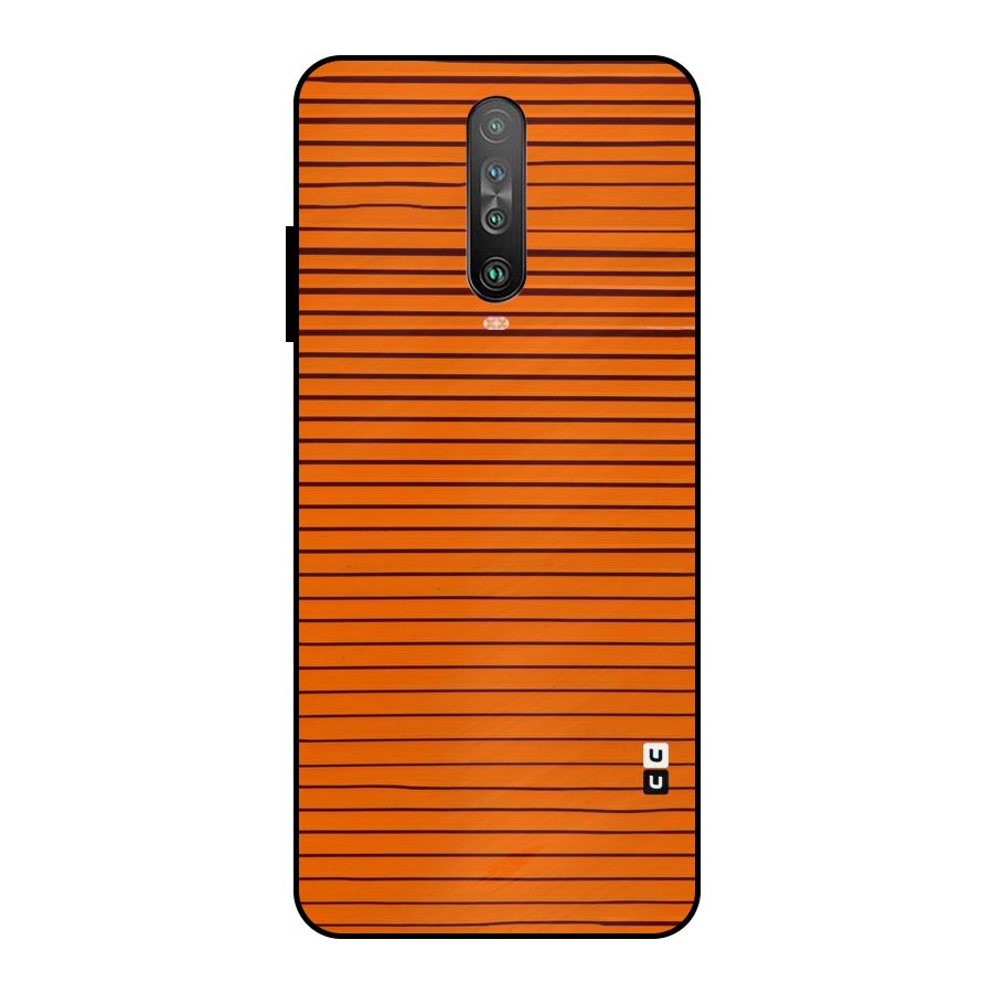 Trippy Stripes Metal Back Case for Poco X2