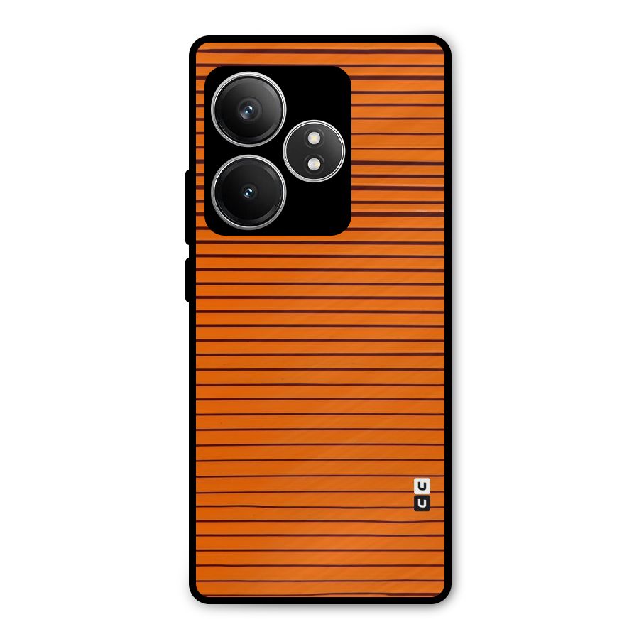 Trippy Stripes Metal Back Case for Realme GT 6T
