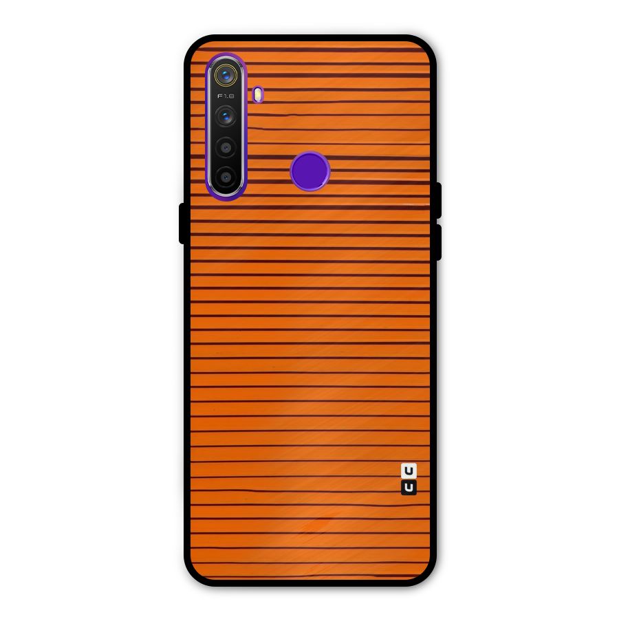 Trippy Stripes Metal Back Case for Realme Narzo 10