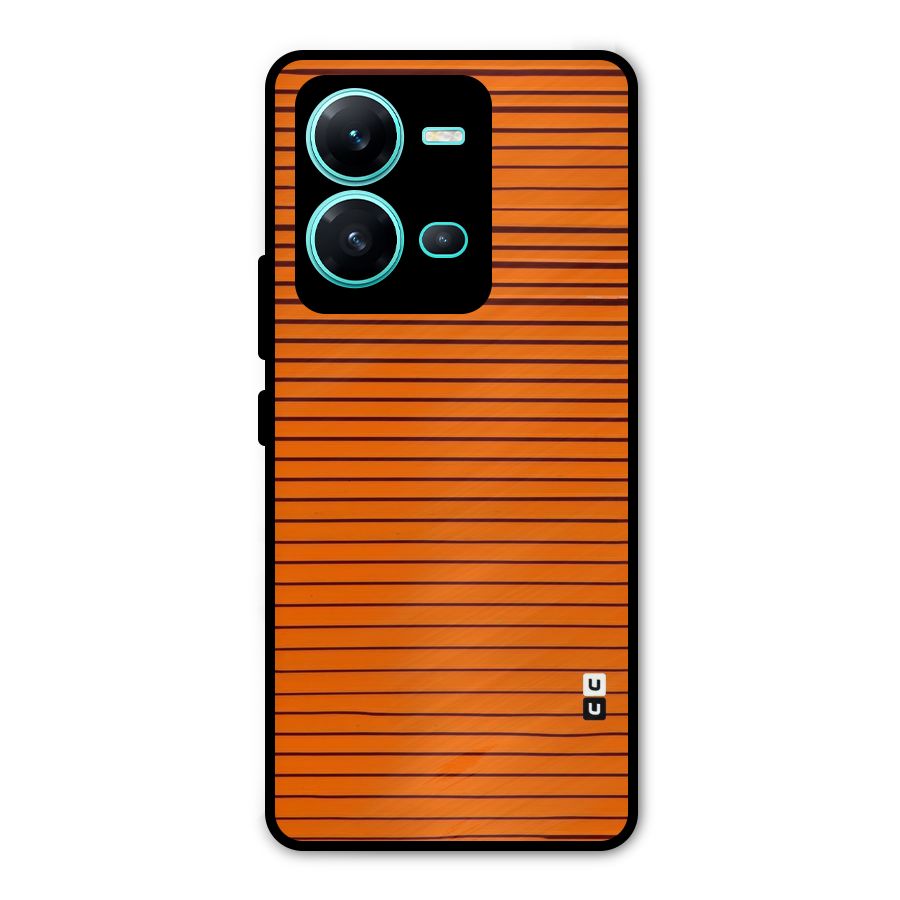 Trippy Stripes Metal Back Case for Vivo V25
