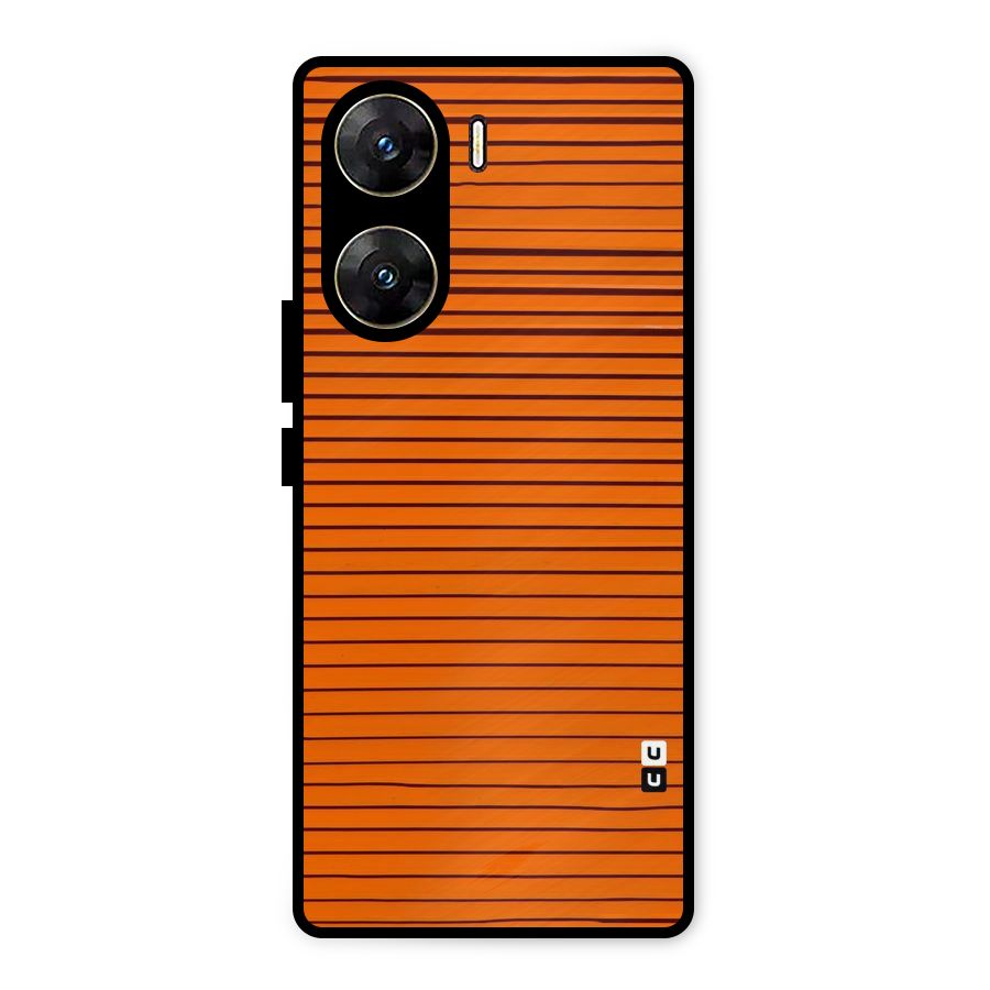 Trippy Stripes Metal Back Case for Vivo V29e
