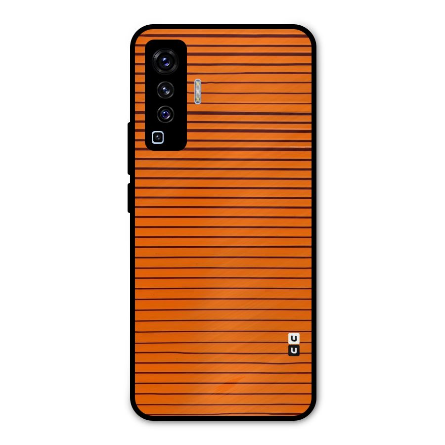 Trippy Stripes Metal Back Case for Vivo X50