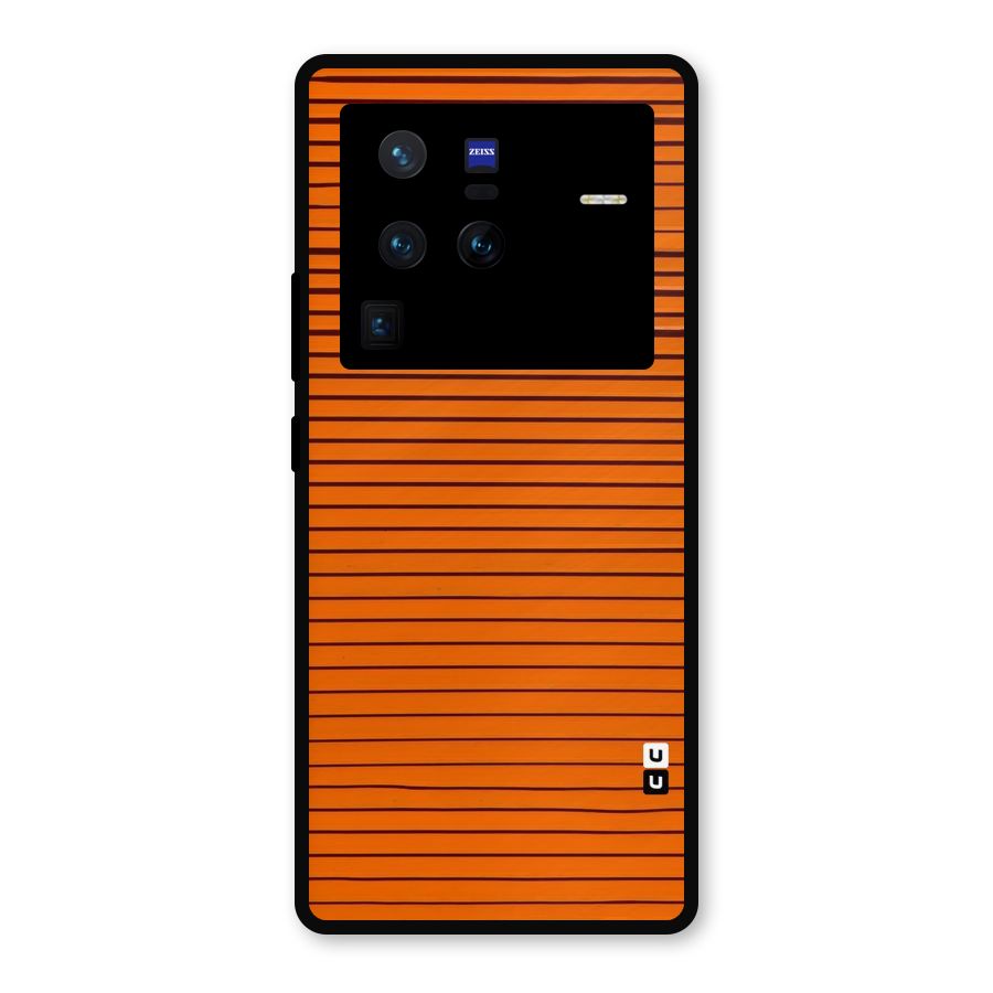 Trippy Stripes Metal Back Case for Vivo X80 Pro