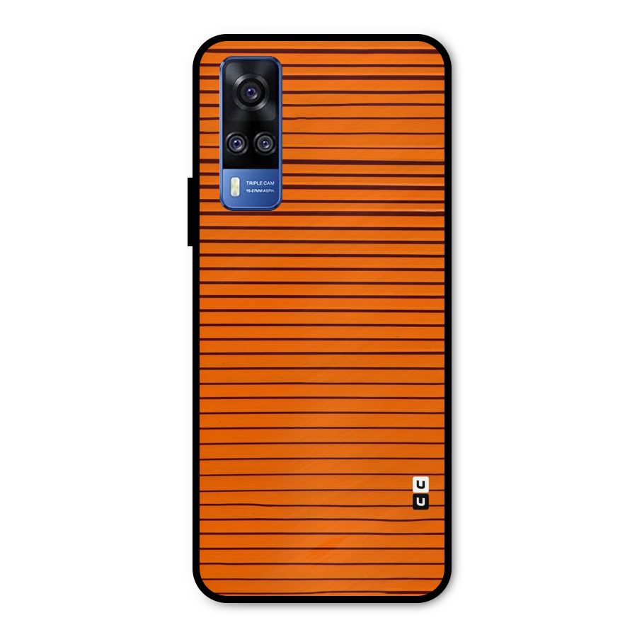 Trippy Stripes Metal Back Case for Vivo Y31