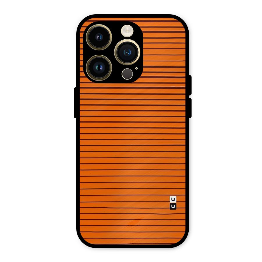 Trippy Stripes Metal Back Case for iPhone 14 Pro