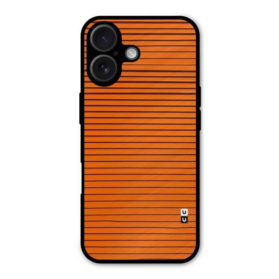Trippy Stripes Metal Back Case for iPhone 16