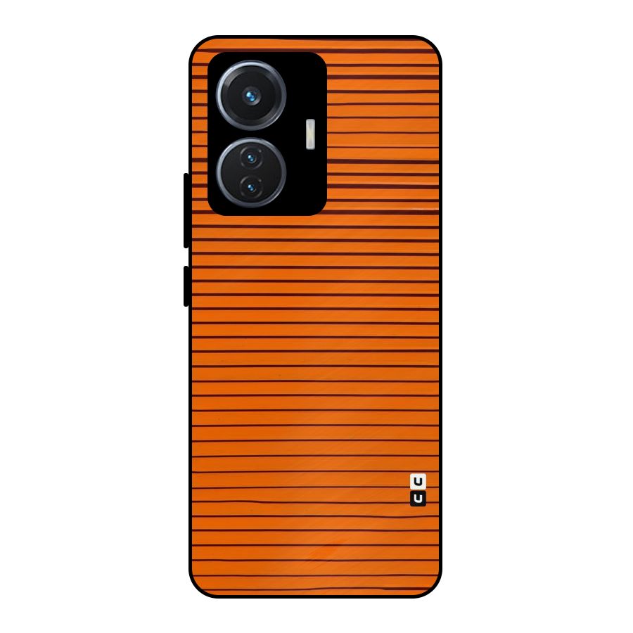 Trippy Stripes Metal Back Case for iQOO Z6 44W