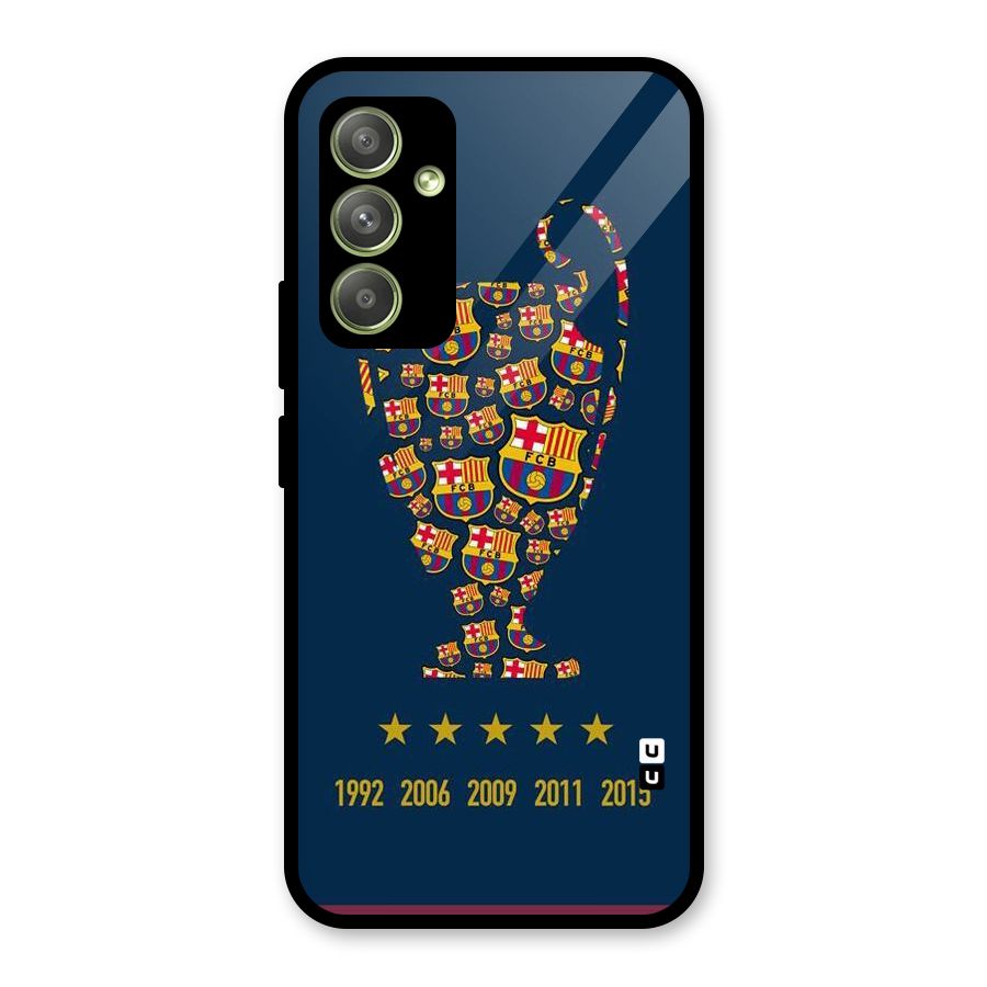 Trophy Team Glass Back Case for Galaxy A54