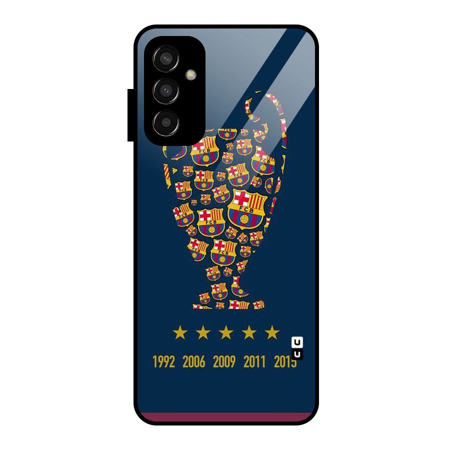 Trophy Team Glass Back Case for Galaxy F13