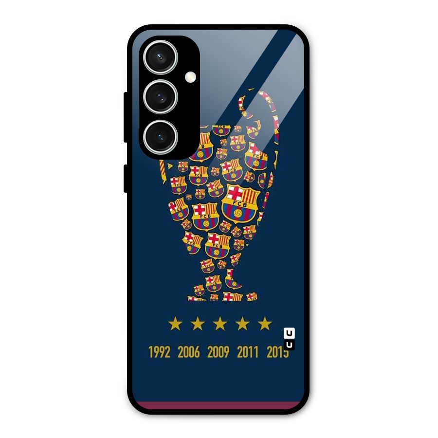 Trophy Team Glass Back Case for Galaxy S23 FE