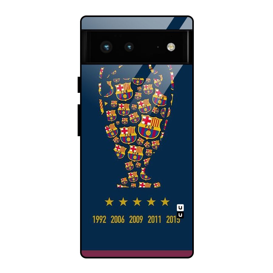 Trophy Team Glass Back Case for Google Pixel 6
