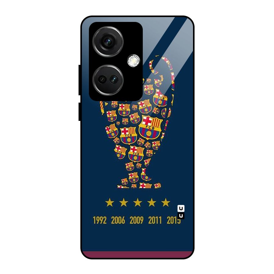 Trophy Team Glass Back Case for OnePlus Nord CE 3 5G