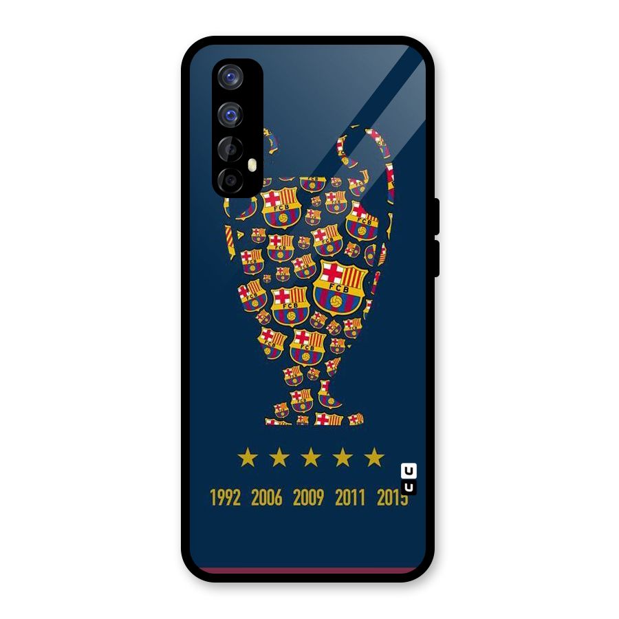 Trophy Team Glass Back Case for Realme Narzo 20 Pro