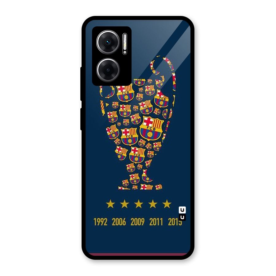 Trophy Team Glass Back Case for Redmi 11 Prime 5G