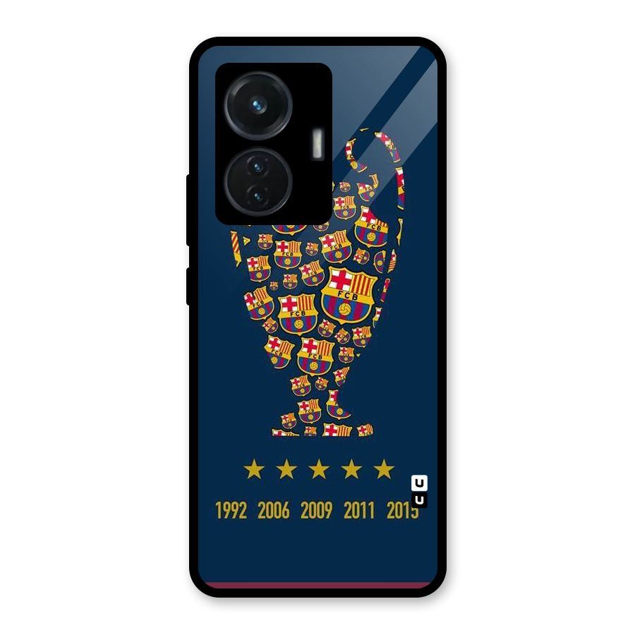Trophy Team Glass Back Case for Vivo T1 44W