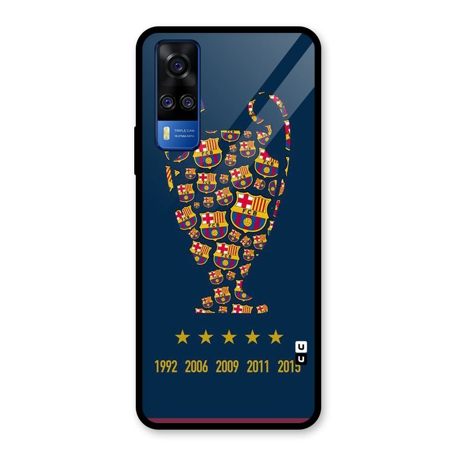 Trophy Team Glass Back Case for Vivo Y31