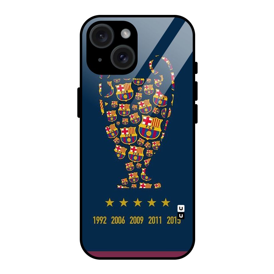 Trophy Team Glass Back Case for iPhone 15