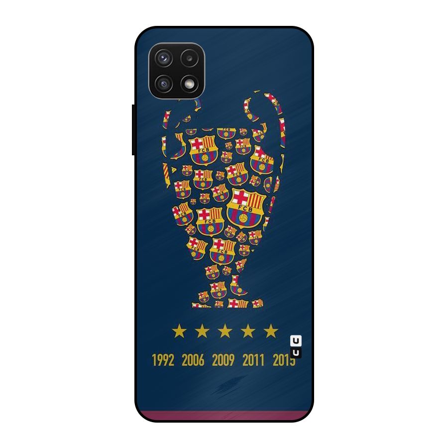 Trophy Team Metal Back Case for Galaxy A22 5G