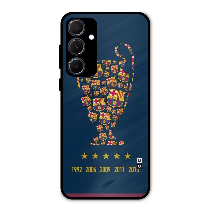 Trophy Team Metal Back Case for Galaxy A35