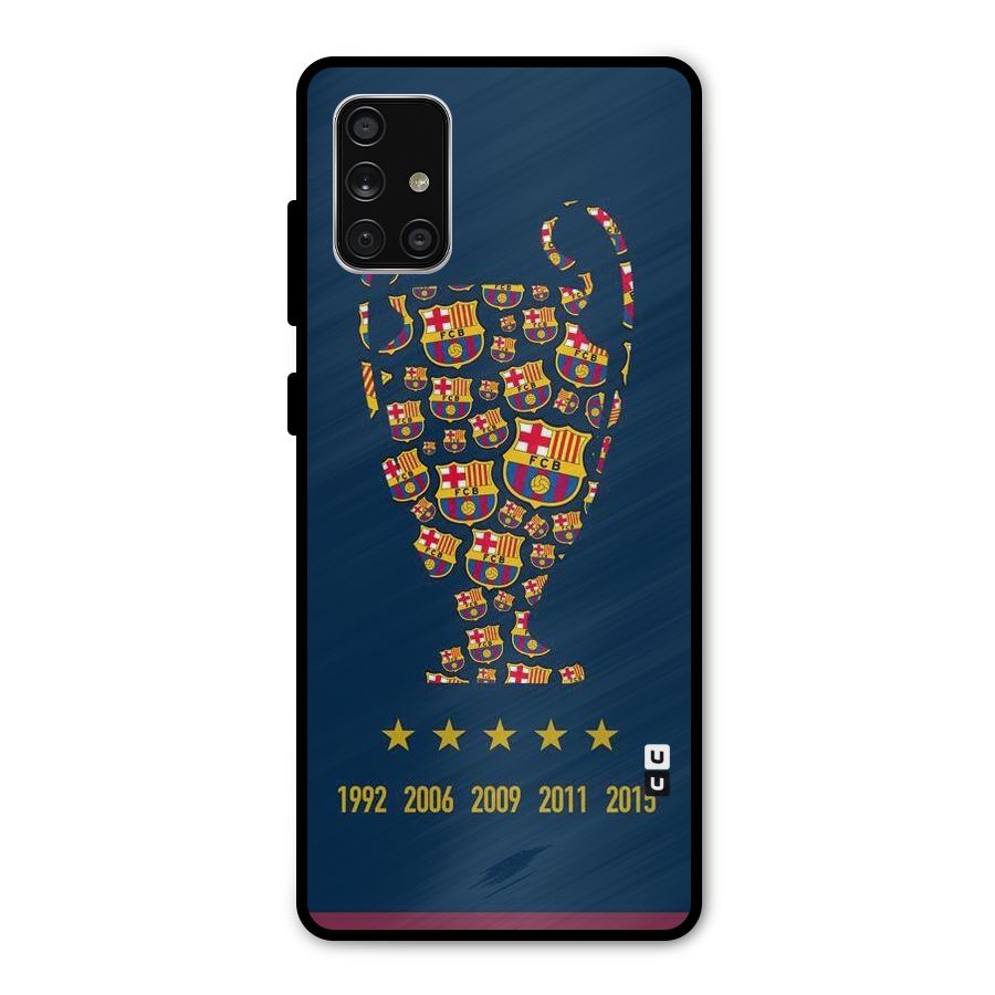 Trophy Team Metal Back Case for Galaxy A71