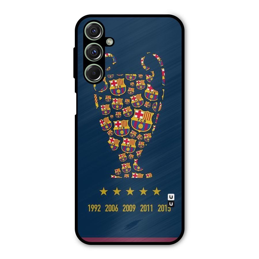 Trophy Team Metal Back Case for Galaxy F34