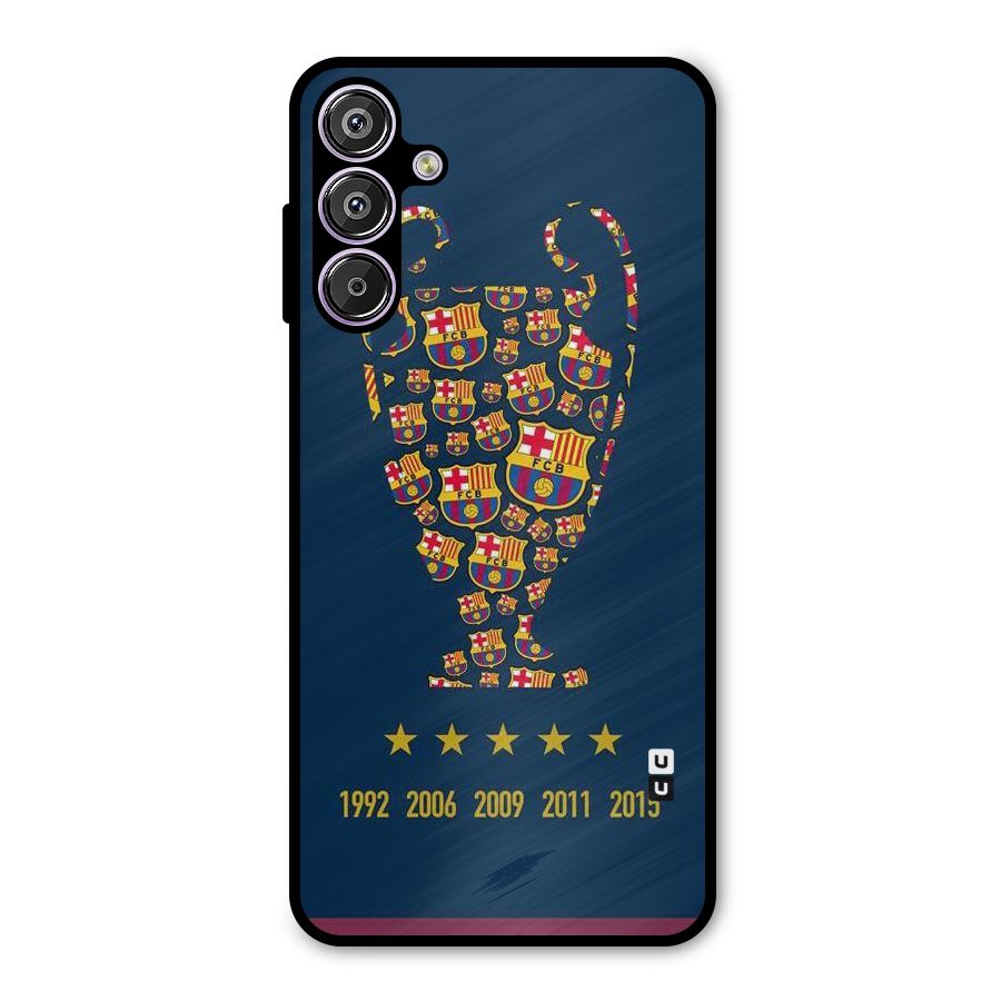 Trophy Team Metal Back Case for Galaxy M15