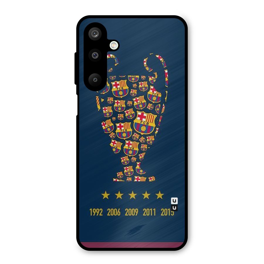 Trophy Team Metal Back Case for Galaxy M16