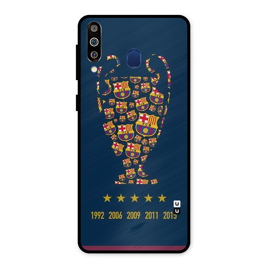 Trophy Team Metal Back Case for Galaxy M30