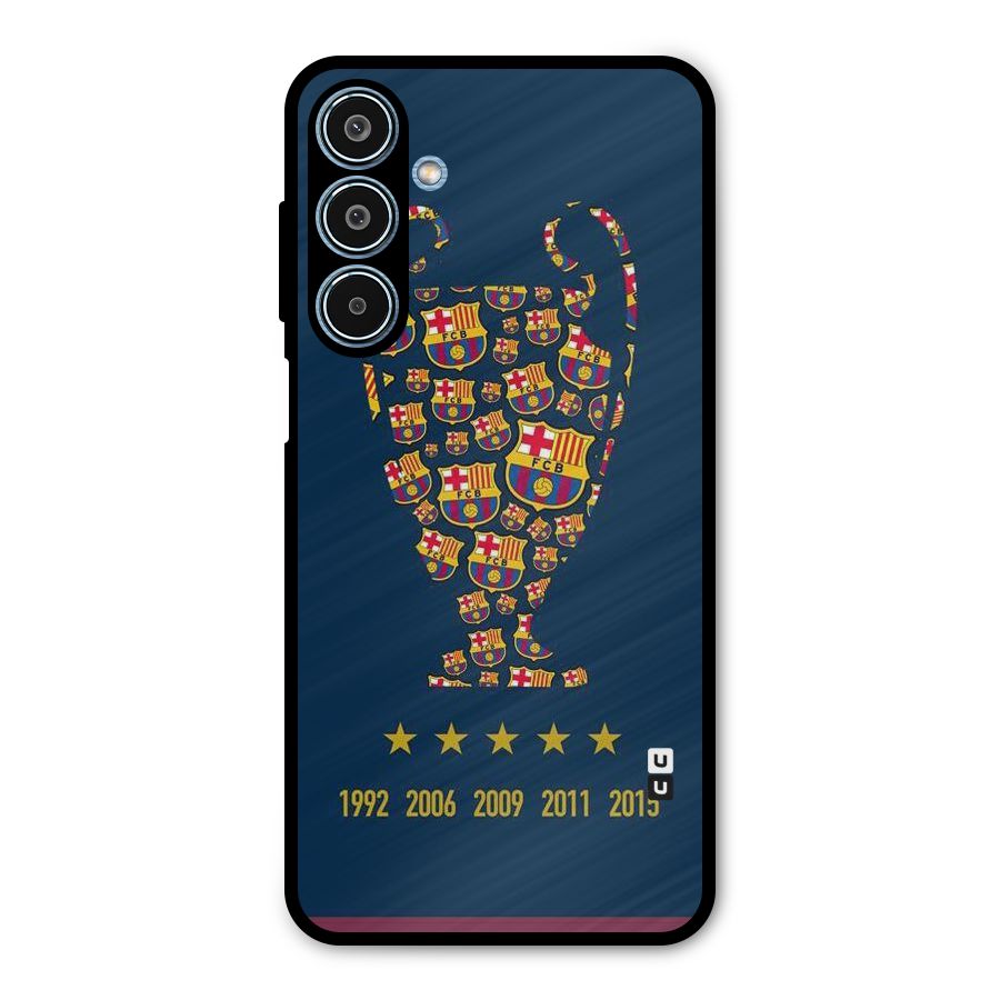 Trophy Team Metal Back Case for Galaxy M35