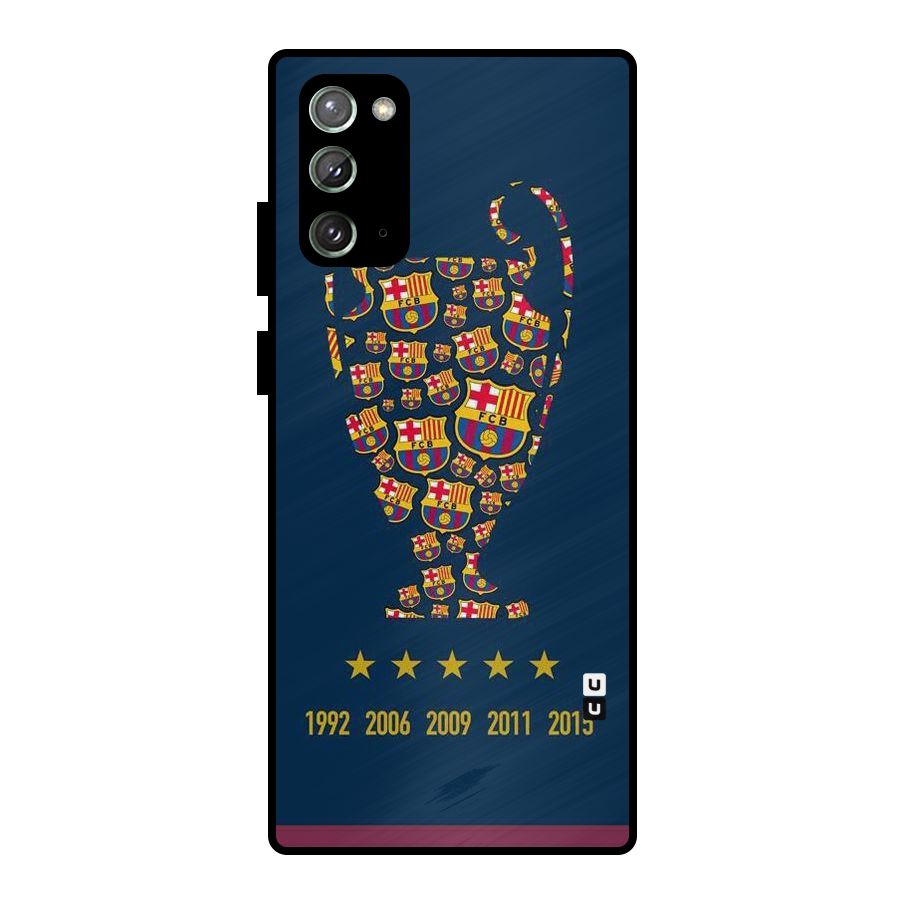 Trophy Team Metal Back Case for Galaxy Note 20