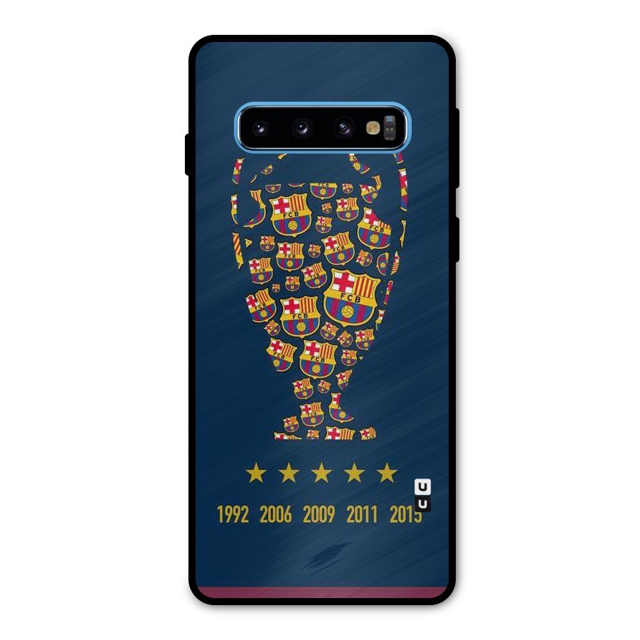 Trophy Team Metal Back Case for Galaxy S10
