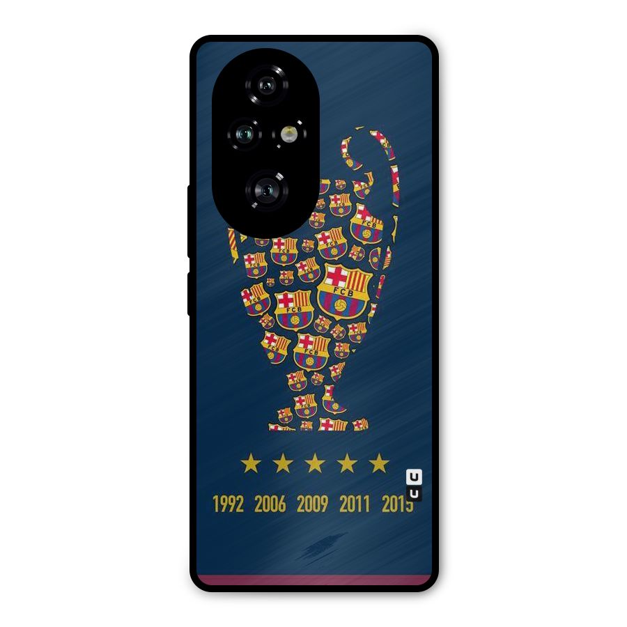 Trophy Team Metal Back Case for Honor 200 Pro