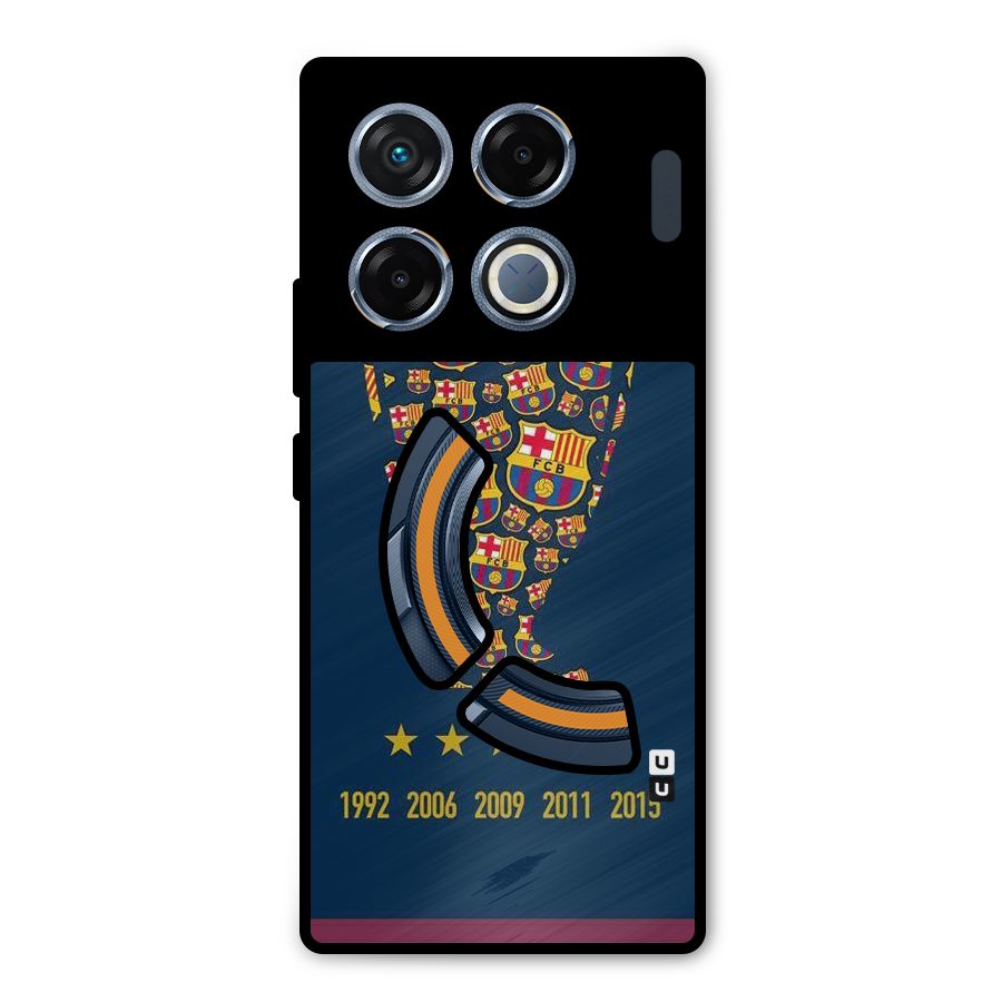 Trophy Team Metal Back Case for Infinix GT 20 Pro