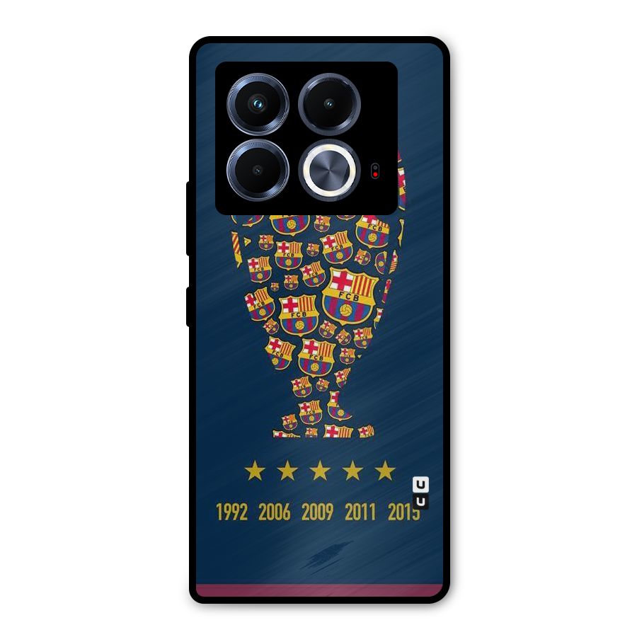 Trophy Team Metal Back Case for Infinix Note 40 5G