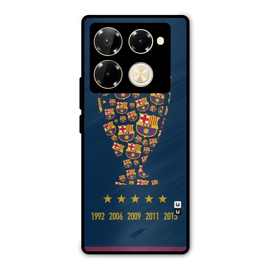 Trophy Team Metal Back Case for Infinix Note 40 Pro Plus