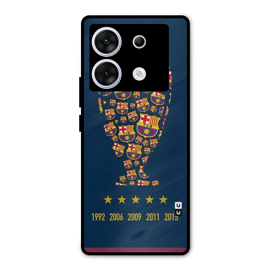 Trophy Team Metal Back Case for Infinix Zero 30 5G