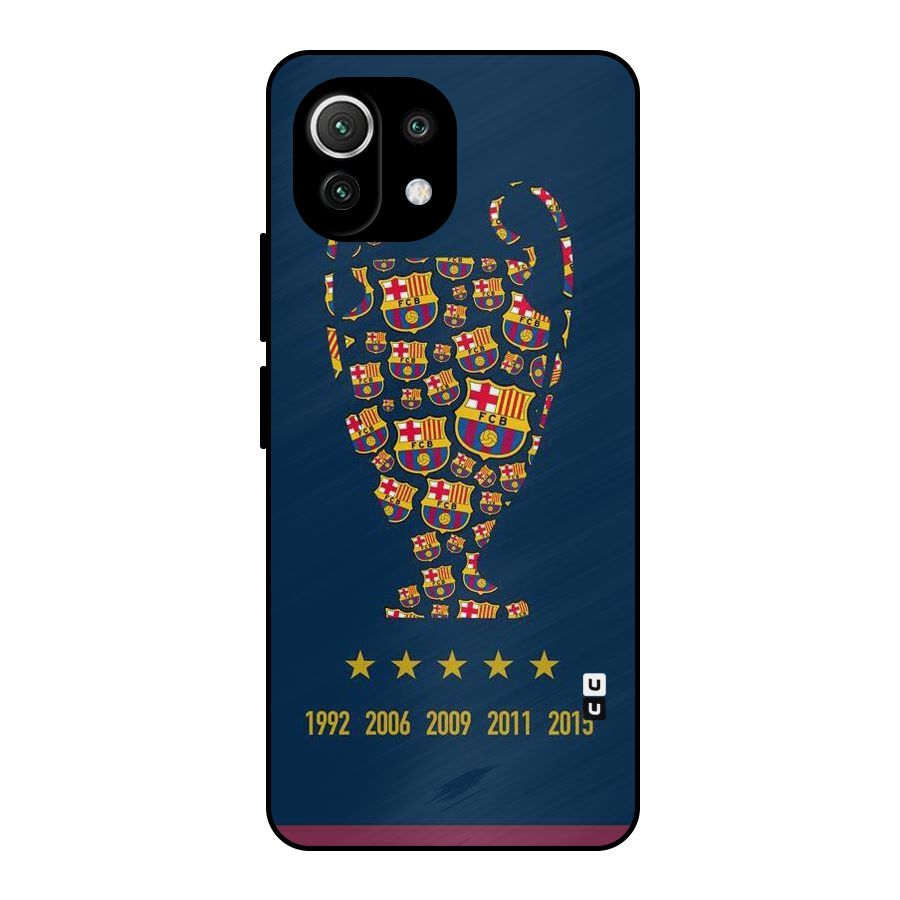 Trophy Team Metal Back Case for Mi 11 Lite NE 5G