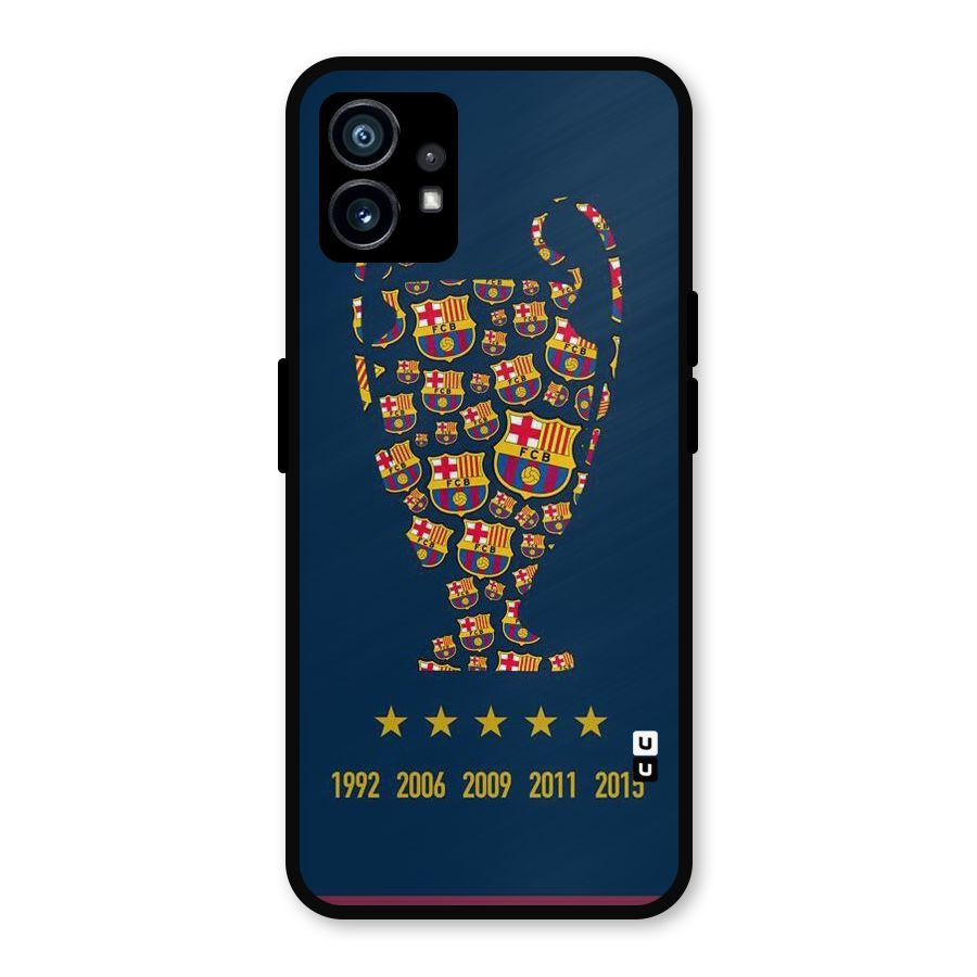 Trophy Team Metal Back Case for Nothing Phone 1