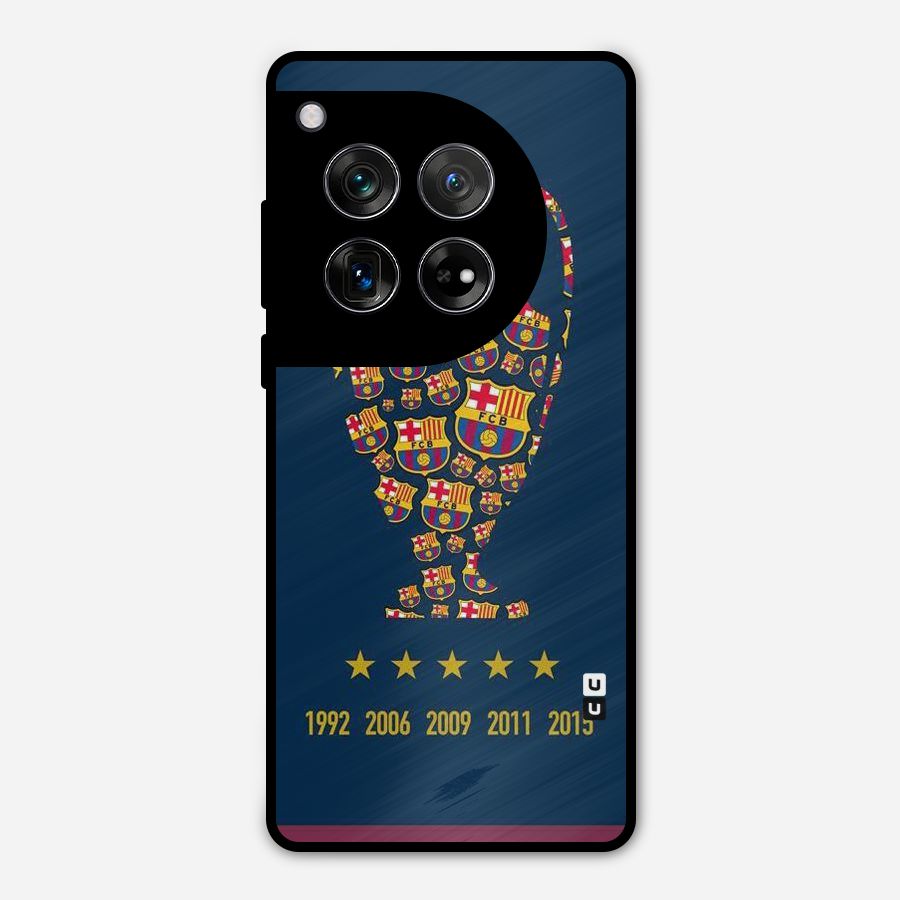 Trophy Team Metal Back Case for OnePlus 12