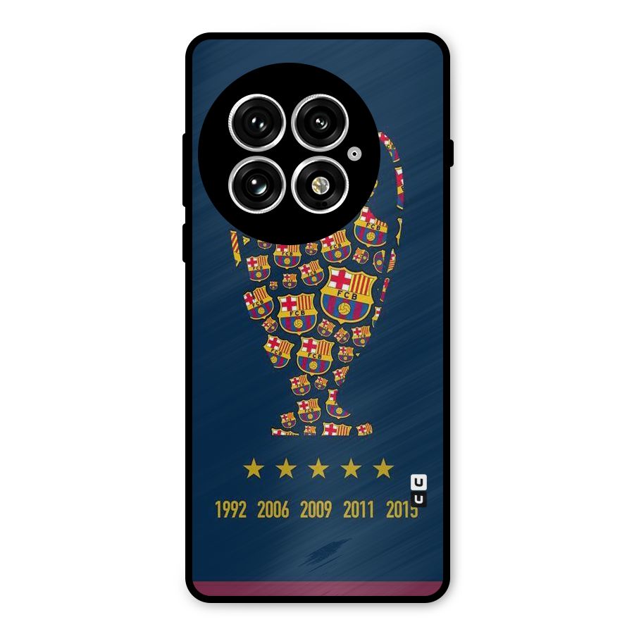 Trophy Team Metal Back Case for OnePlus 13