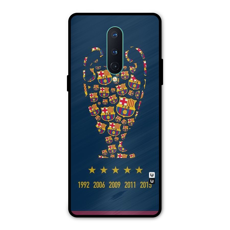 Trophy Team Metal Back Case for OnePlus 8