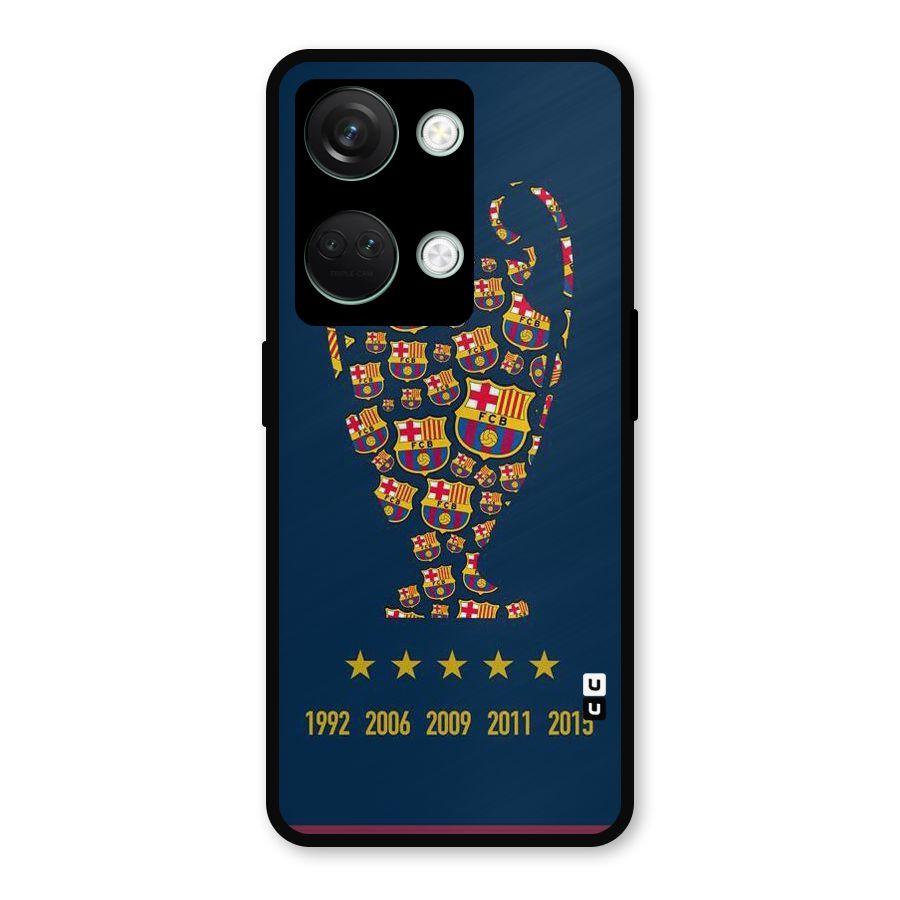 Trophy Team Metal Back Case for OnePlus Nord 3