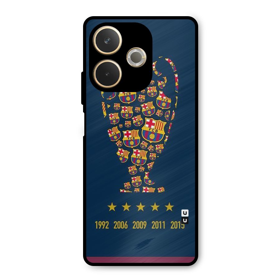 Trophy Team Metal Back Case for Oppo A5 Pro
